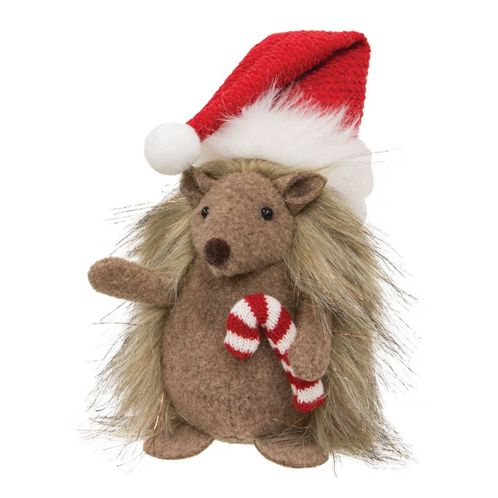 Brillante erizo navideño con bastón de caramelo para venta al por mayor de Bright Ideas