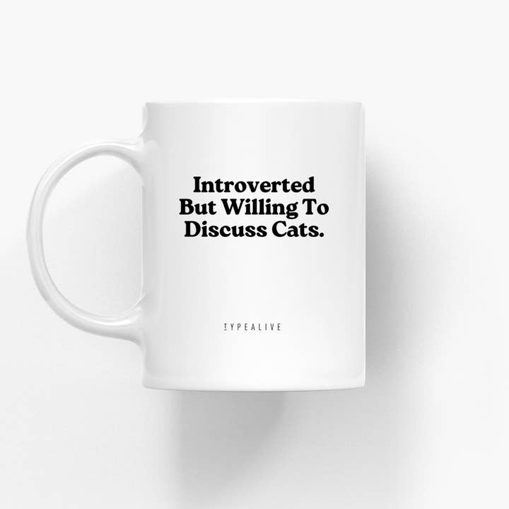 Chávena de cerâmica / Discutir gatos por atacado de typealive