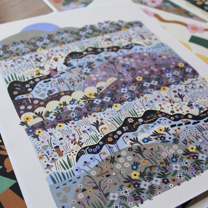 Leah Duncan - Wholesale Art Print - Moon Walk Print3