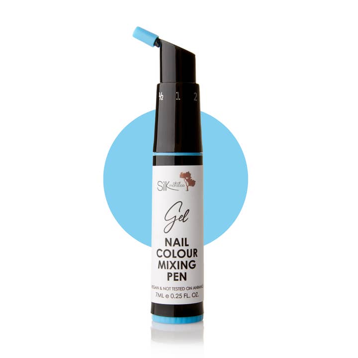 Silk oil of Morocco - Wholesale Nail polish - Blue Gel Nail Pen