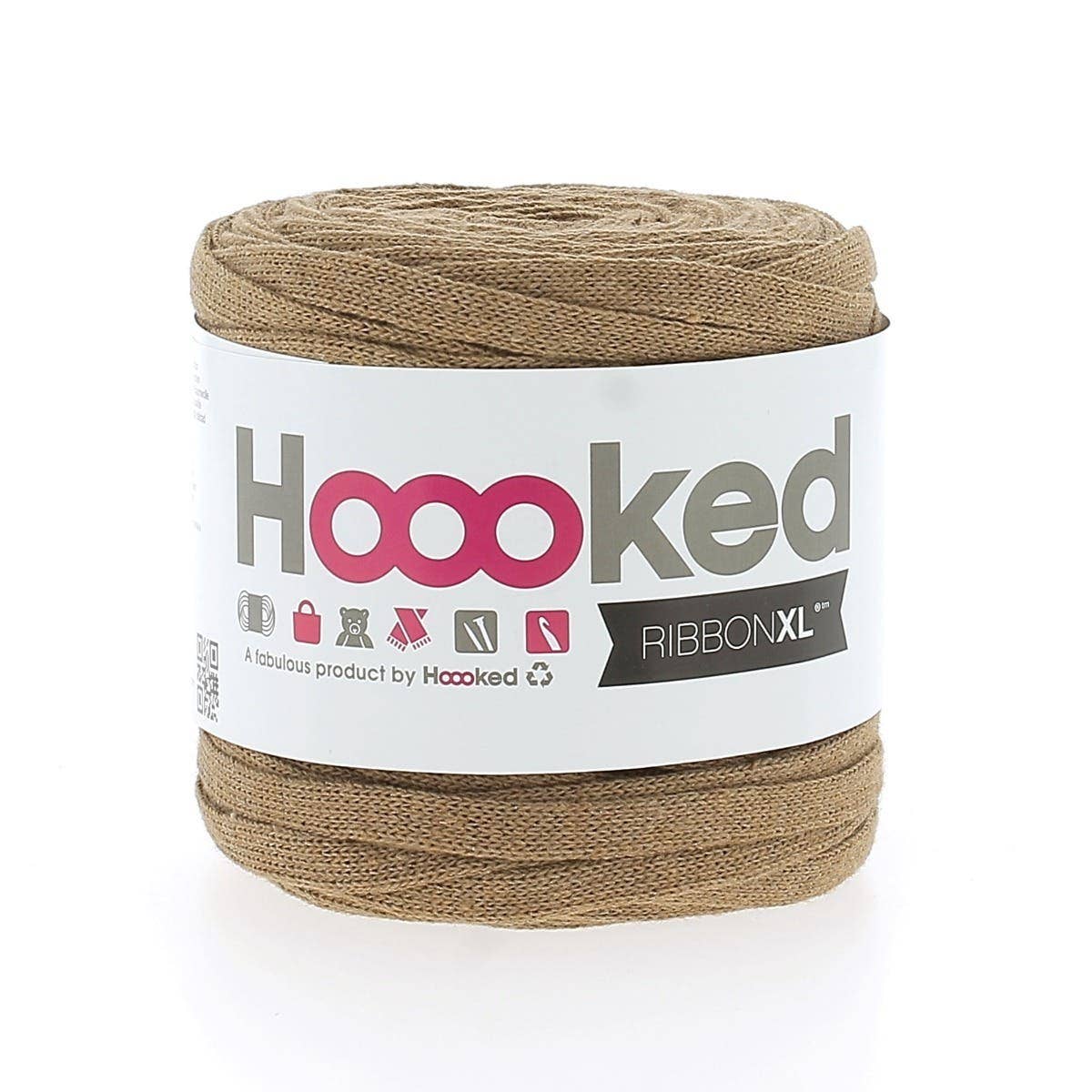 Hoooked Yarns - Vendita all'ingrosso Lana - Filo di tessuto riciclato Ribbon XL 125 g22