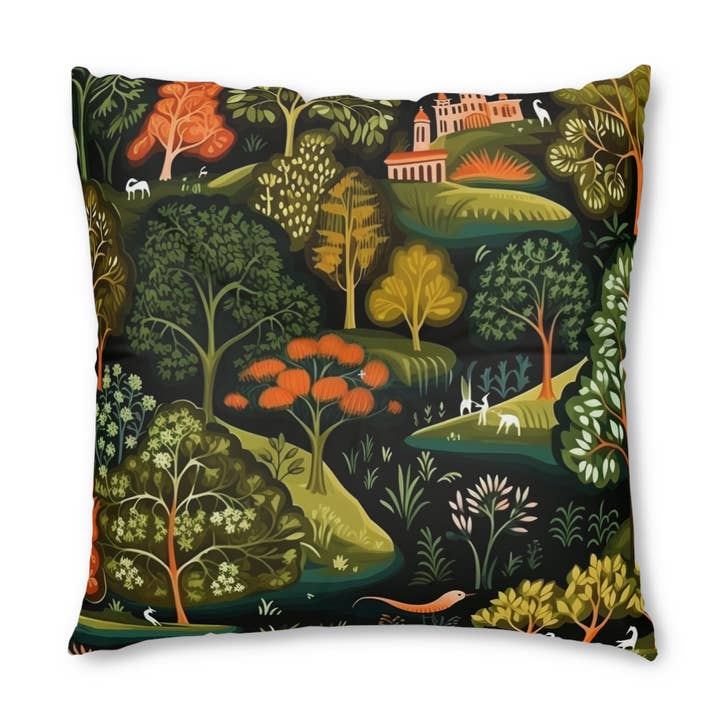 Gertrude Marvelus - Square Floor Pillow for wholesale by Velvet Rust
