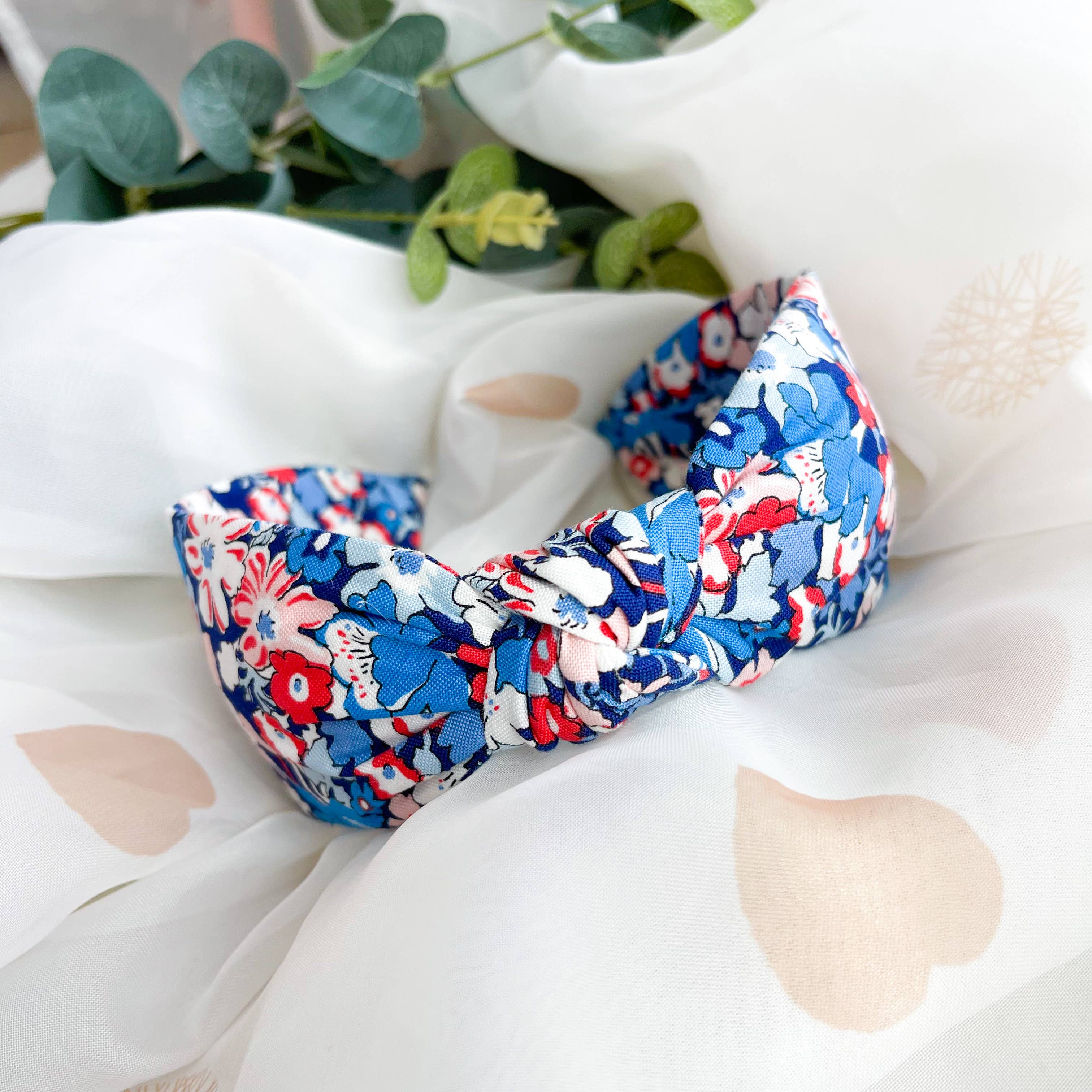 Nine Designs Ltd - Vente Bandeau – femme - Bandeau à nœud - Imprimé Liberty London Carnaby2