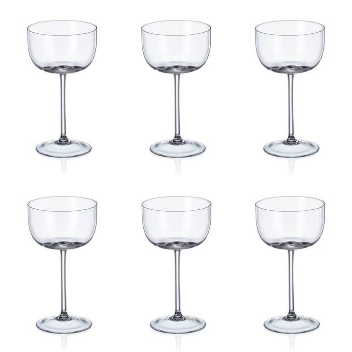 Champagne coupes 290ml plain bowl - set of 6 for wholesale by AULICA