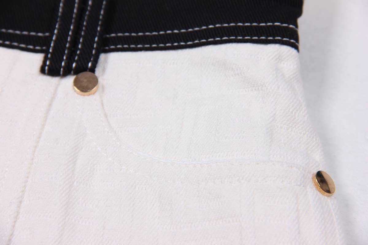 Productseeker - Wholesale Dress - Women's - DR038 Short-sleeved Dress With Gold Buttons11