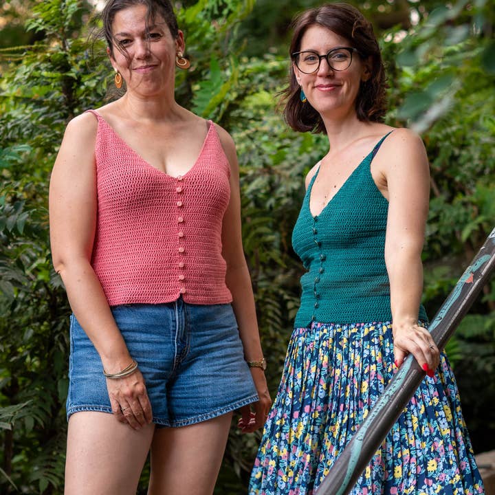 Lise Tailor - Wholesale Knitting/Crochet Supplies - Crochet pattern - Axelle tank top4