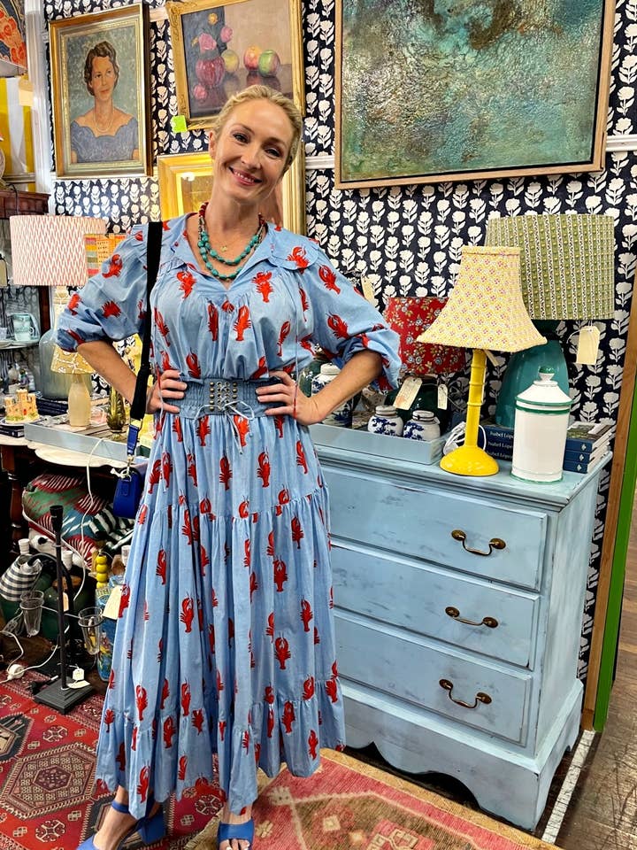 Roselle - Wholesale Skirt – Women’s - ROSELLE CUBA SKIRT LITTLE LOBSTER BLUE
3