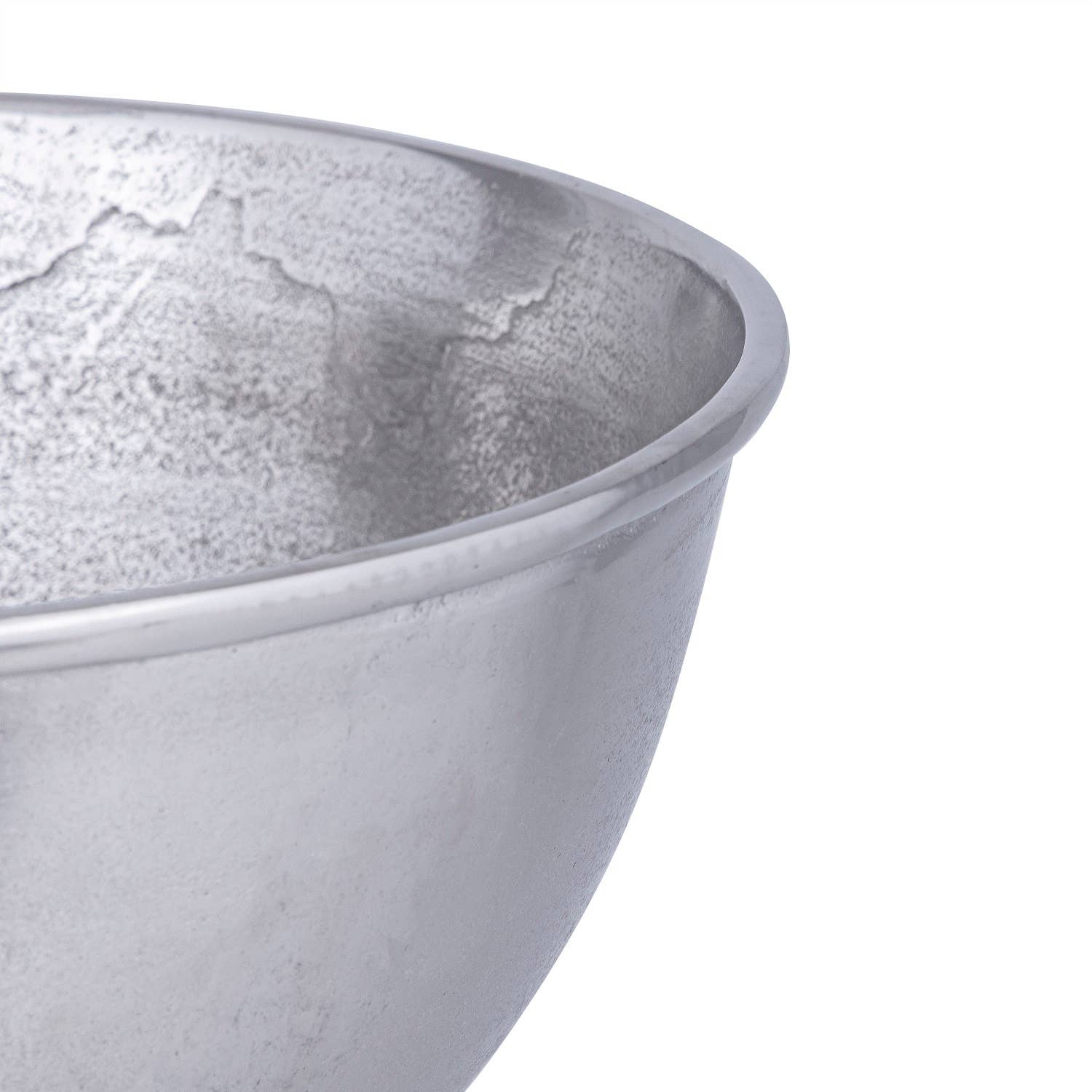 BIDKhome - Wholesale Wine Bucket - Raw Alum. Sq. Base Planter/Wine Cooler - RAW NICKEL4