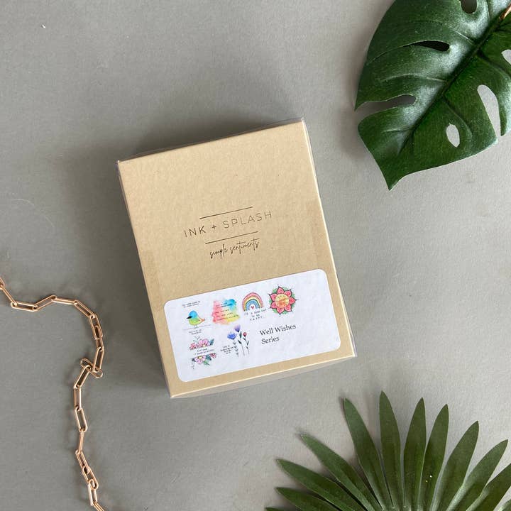 Ink + Splash - Wholesale Stationery/Notecard Set - Assorted 6 Pack - Well Wishes 1.02