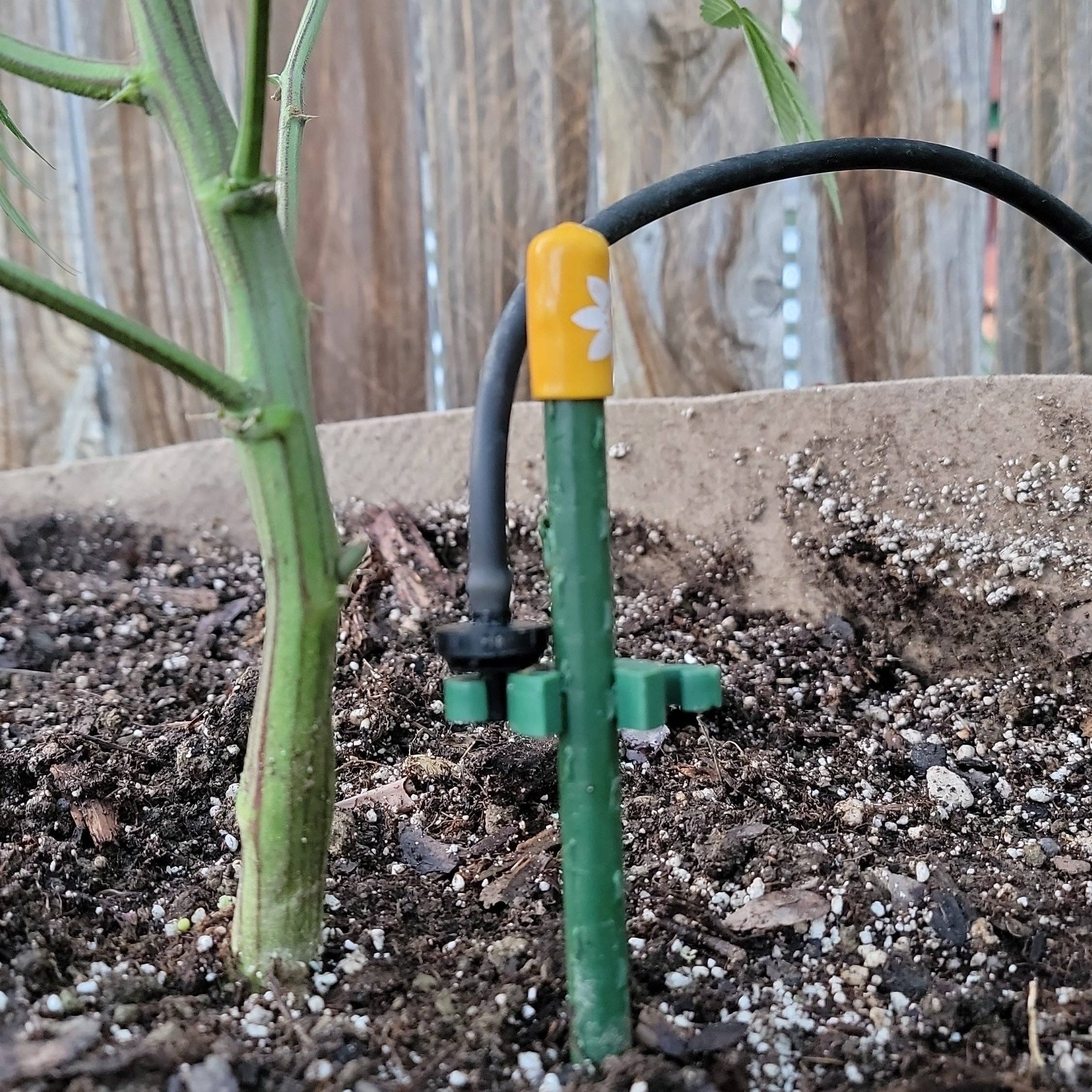 FLI Products – wholesale Garden tool – C-BITE Garden Plant Stake Clips - 50/50 Assortment for 7/16"  and 5/16" garden stakes 100pcs3