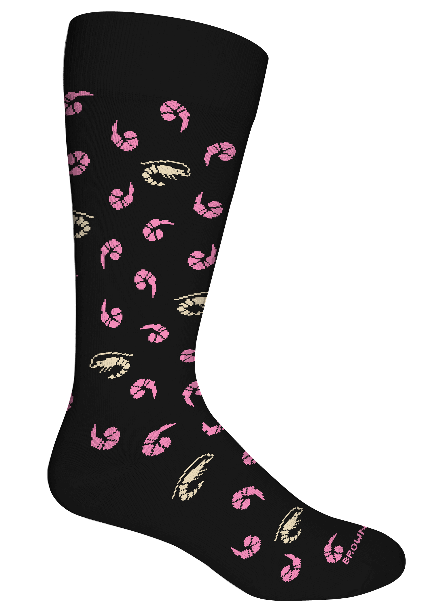 Brown Dog - Wholesale Socks - Men's - Prawn (Shrimp) Socks1