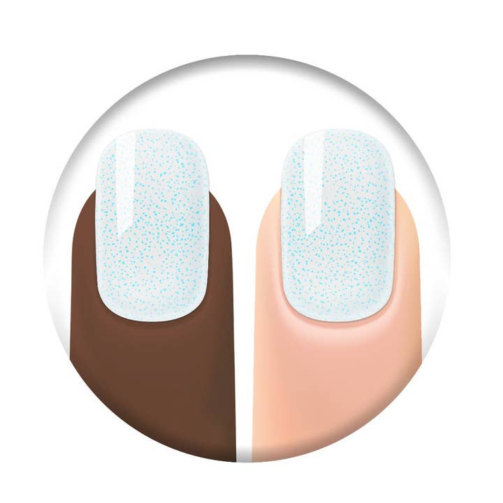 Duri Cosmetics - Wholesale Nail Polish - 771 Speck-Tacularly Me, Light Blue Speckle Nail Polish