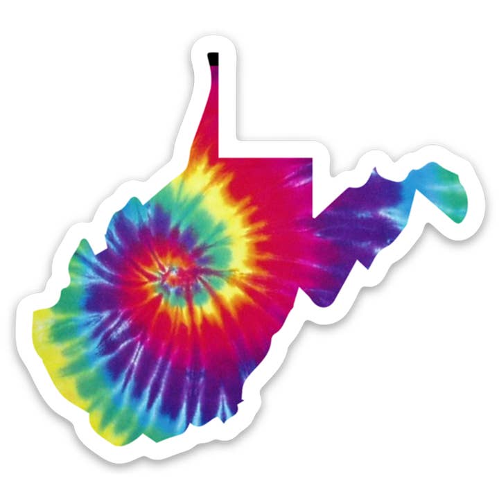 WV er Tie Dye til - Sticker for engroshandel hos Loving WV