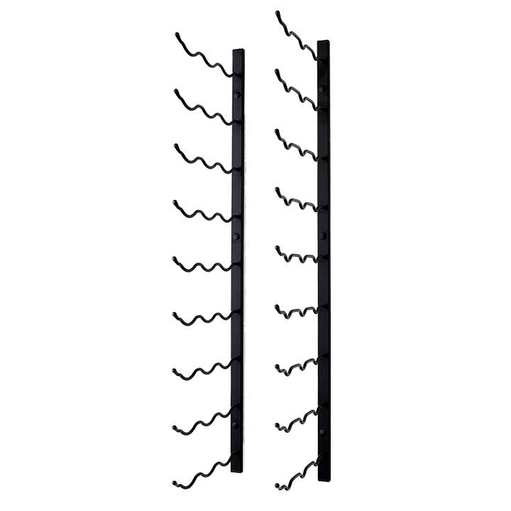 Suporte de Garrafas Adega de Parede Preto Metal 27 Garrafas por atacado de Mobili Rebecca