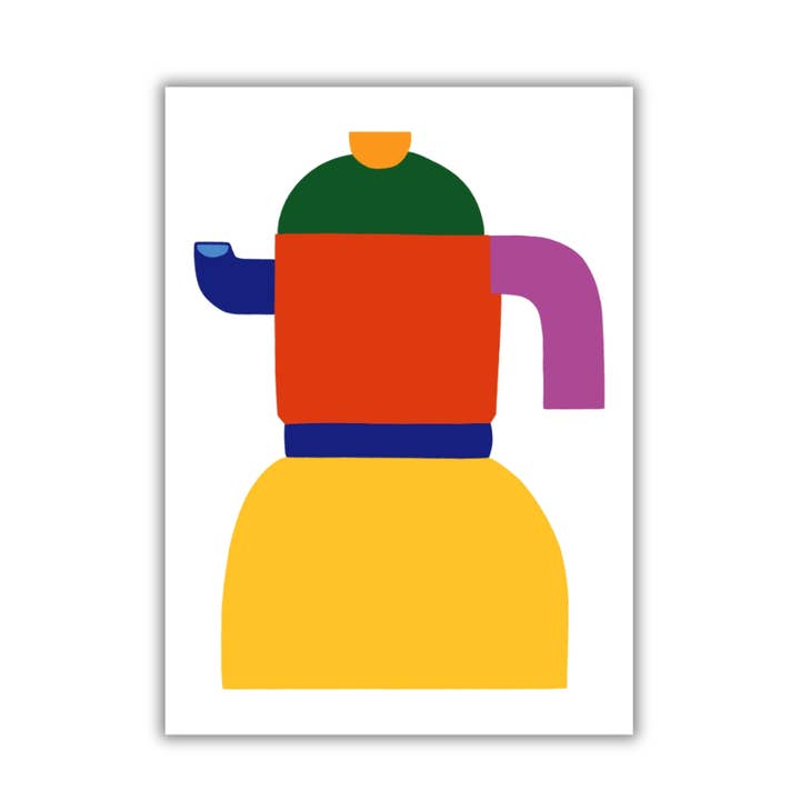 Caffettiera #11 - stampa fine art 18x13 cm per la vendita all'ingrosso da parte di Colorobe