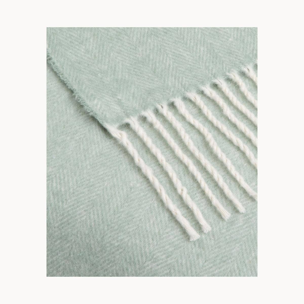 SOFIA TOSCANO - Wholesale Throw blanket - Super Soft Babele Herringbone - Plaid in Recycled Cotton0