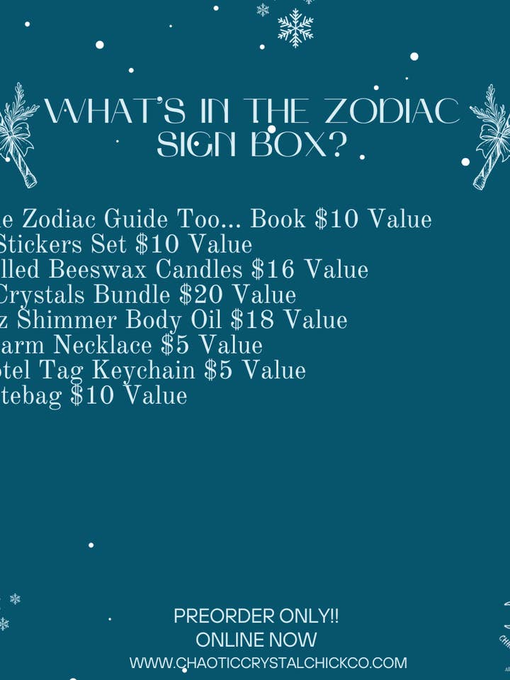 Pre-order Cadeaubox met Sterrenbeeld voor wholesale door Chaotic Crystal Chick Co.
