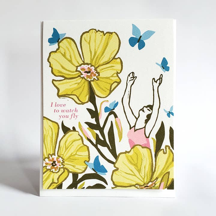 Little Green - Wholesale Graduation Card - SALE I Love to Watch You Fly Graduation Card0