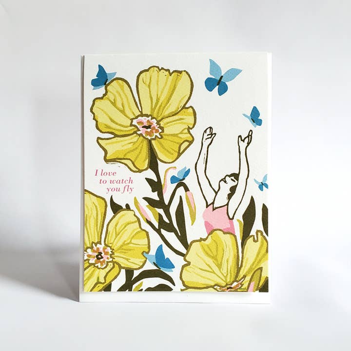 Little Green - Wholesale Graduation Card - I Love to Watch You Fly Graduation Congratulations Card