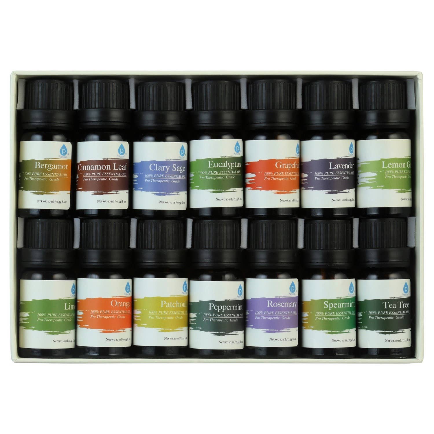 Pursonic – wholesale Essential oil – 14 pack of 100% Pure Essential Aromatherapy Oils2