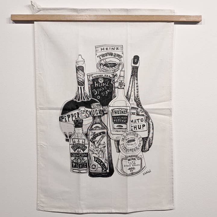 Heinz Jars Towel for wholesale by KLoRebel Art Co.