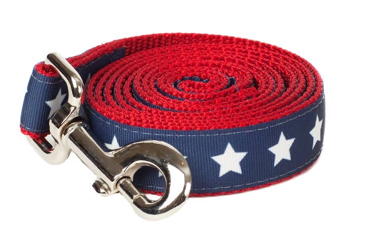 Paw Paws USA - Wholesale Pet Leash - Dog - Americana Park Dog Leash-Stars0
