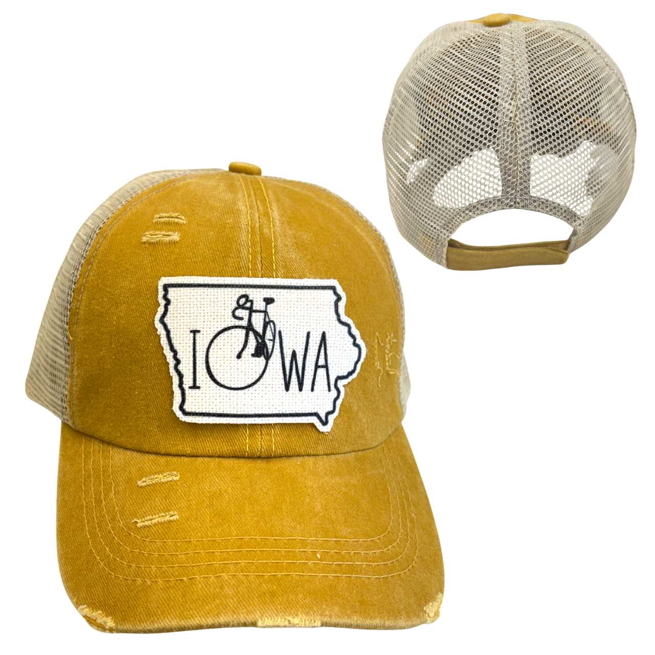 dkhandmade - Vente Casquette de camionneur – femme - CHAPEAU DE VÉLO IOWA9