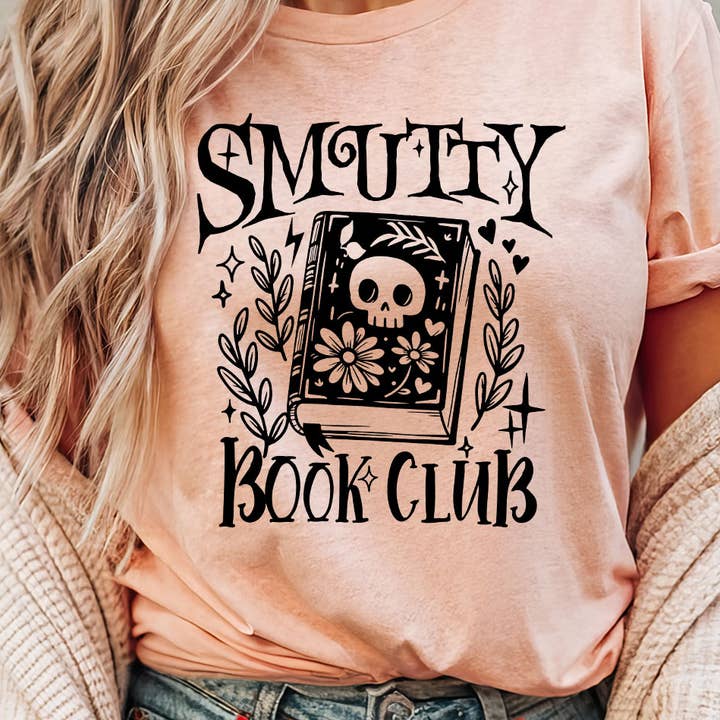 House Of Rodan - Wholesale T-Shirt (Graphic) - Women's - Smutty Book Club - Funny Book Reading T-Shirt0