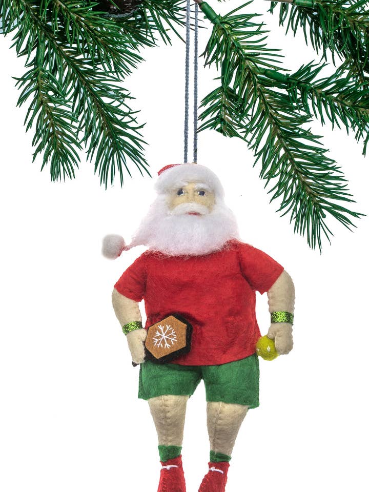 Pickleball Santa Clause for wholesale by Silk Road Bazaar