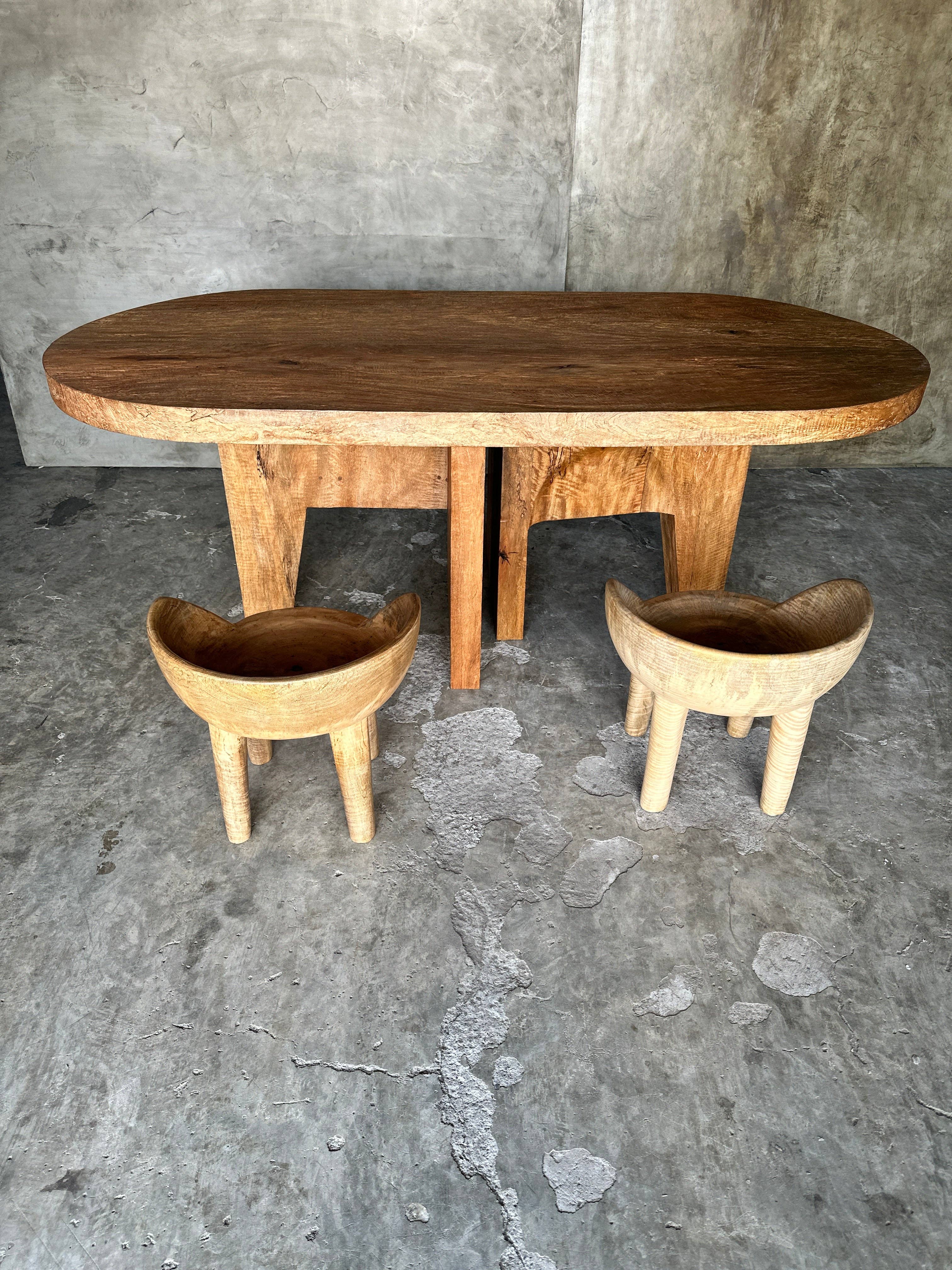 Office Objets - Wholesale Coffee Table - Massive mango wood table 2m10x1m36