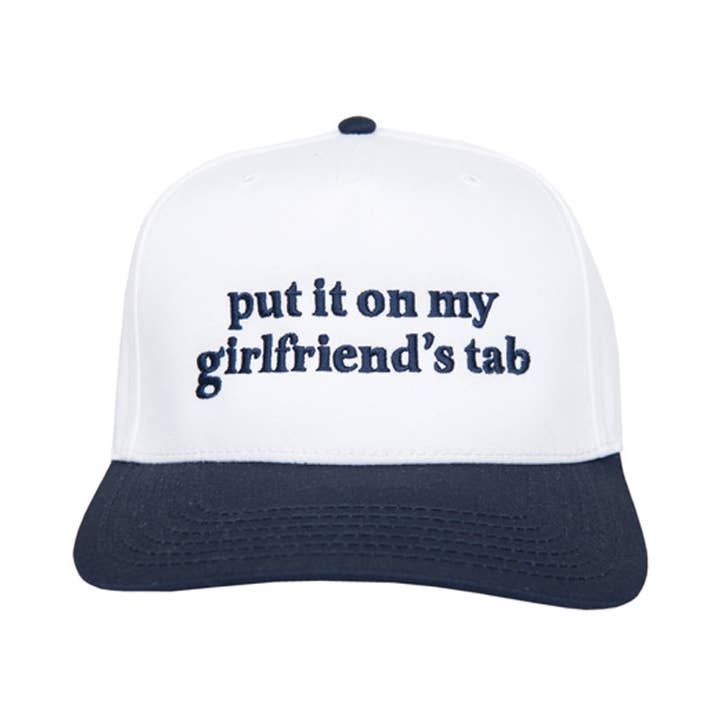 Katydid - Wholesale Trucker Hat - Women's - Put It On My Girlfriend's Tab Two-Tone Hat