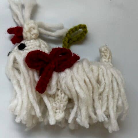 CHILLY DOG LLC - Wholesale Christmas Decoration - Maltese Dog Ornament4