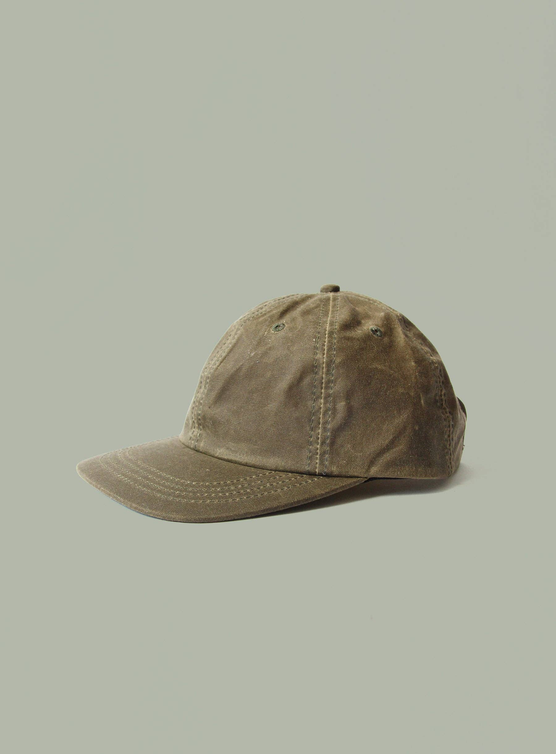 Muttonhead - Wholesale Baseball cap – Unisex - 6 Panel - Blank - Army Waxed Cotton Canvas