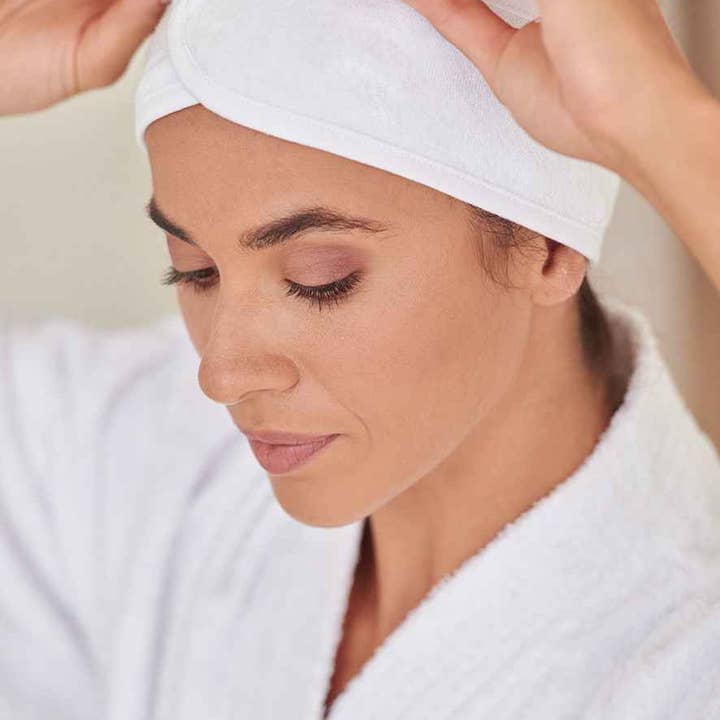 Blanc Towel City - Bandeau de beauté en vente sur Faire