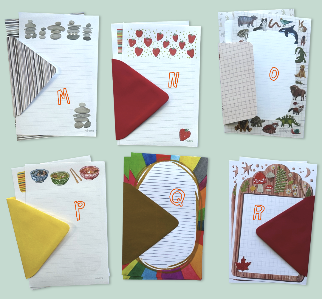Robayre - Wholesale Stationery/Notecard Set - Variety Pack Letter Writing Stationery Set by Robayre5