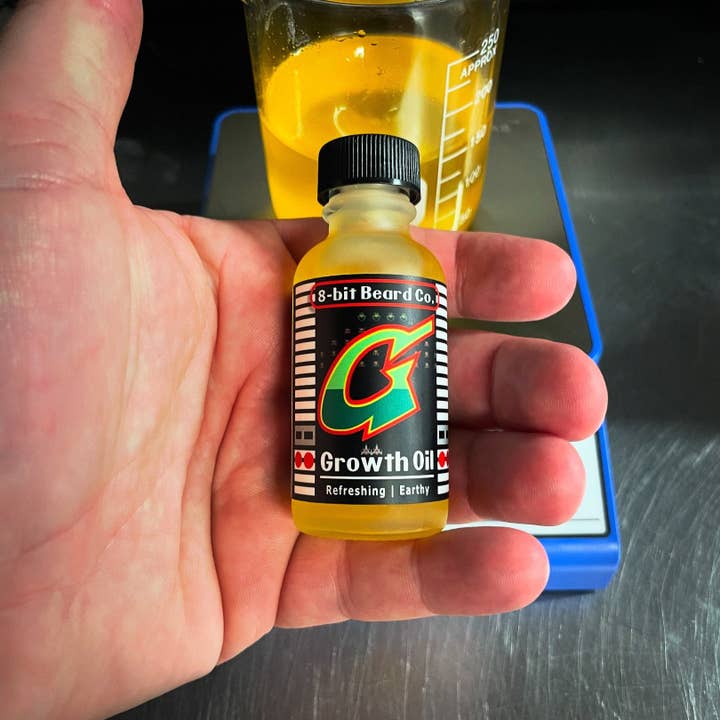 8-bit Beard Co. - Wholesale Hair Oil - Growth Oil | Beard (Hair) Oil - Energizing and Earthy