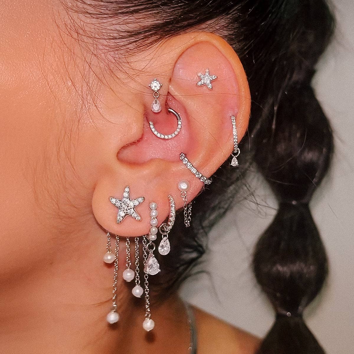 Nébuleuse Bijoux - Vendita all'ingrosso Orecchini singoli - Piercing Atlantide5