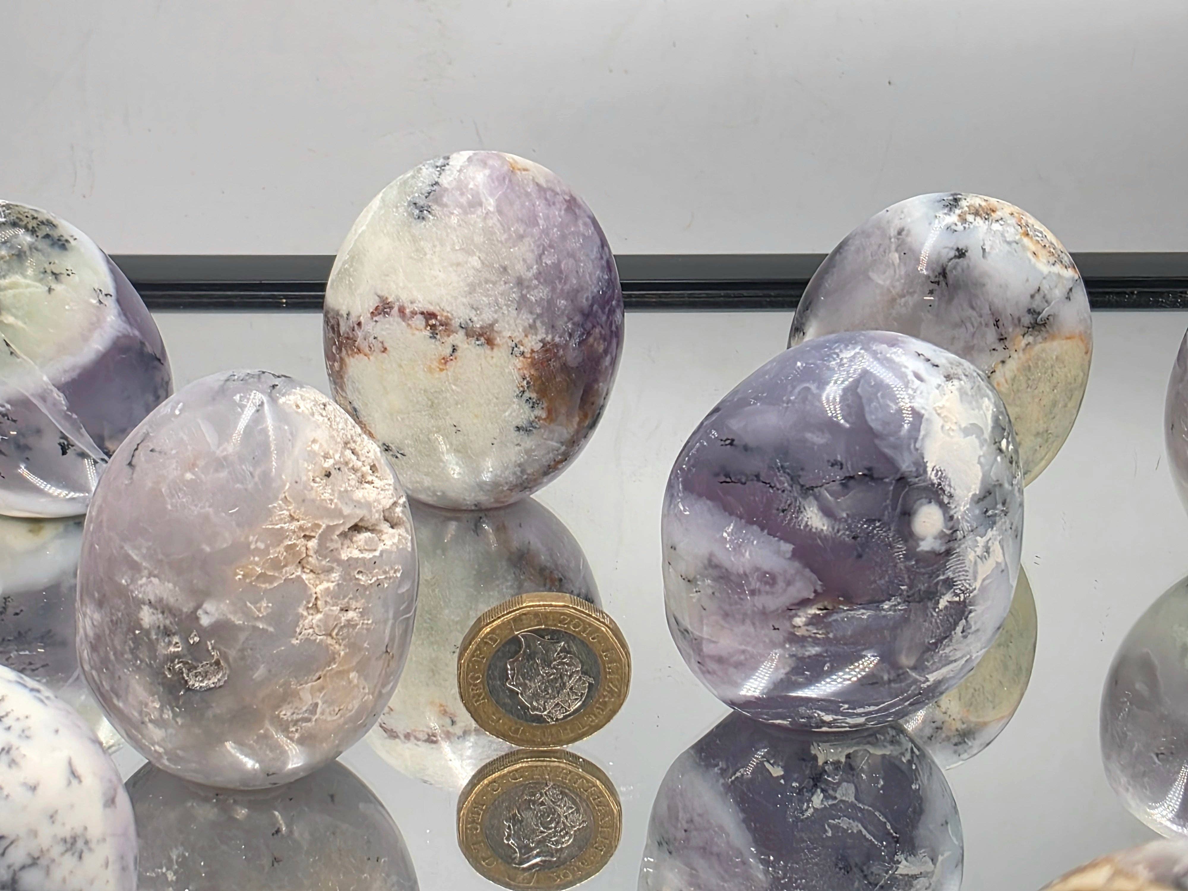 Distinction Crystals - Wholesale Spiritual Stone/Crystal - Small Violet Merlinite Opal Crystal Freeforms2