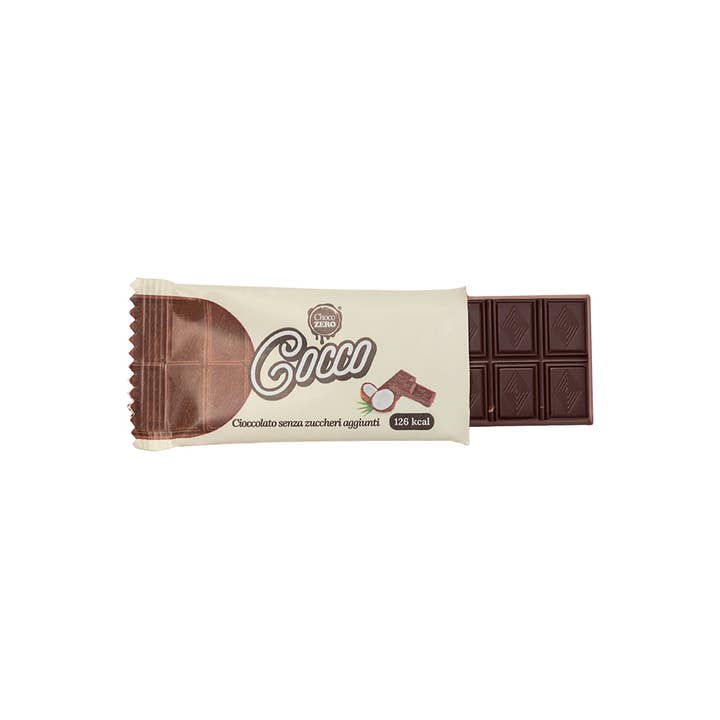 Choco Zero – wholesale Chokladkaka – Choklad utan tillsatt socker kokos Italymade