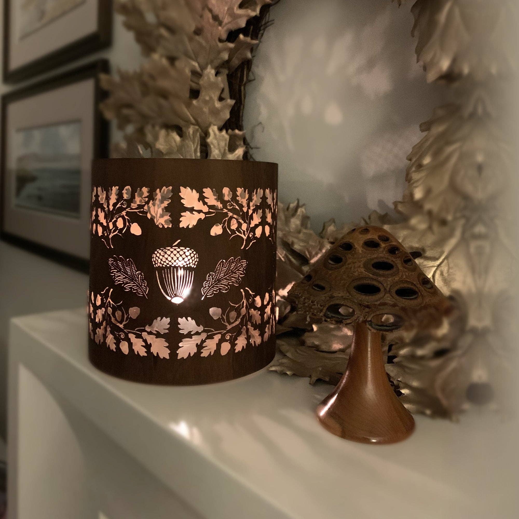 LanternCozies - Vendita all'ingrosso Lanterne - Foglie di quercia e ghiande10