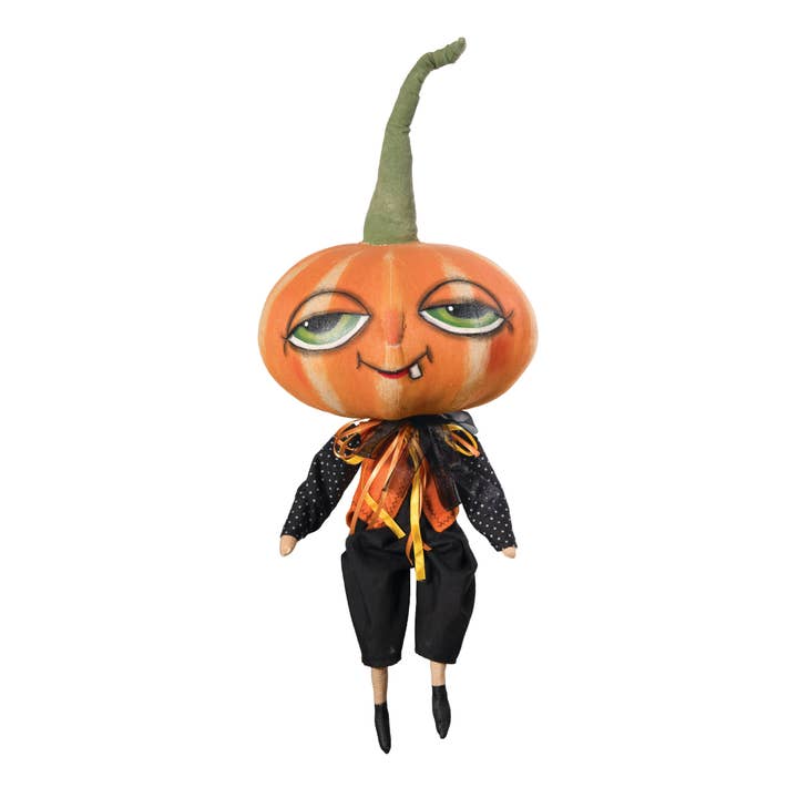 Dennis Pumpkin Gathered Traditions Art Doll for wholesale by C&F Home