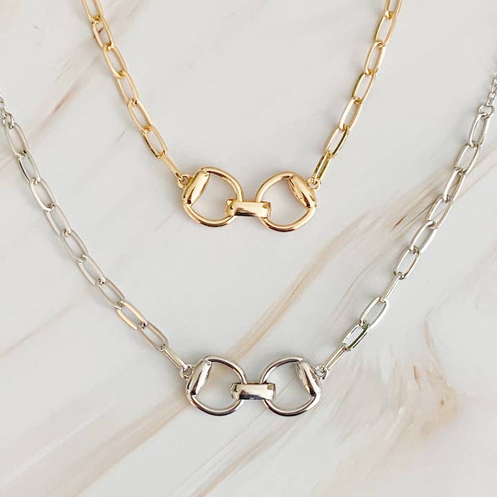 Ellison+Young - Wholesale Pendant/Charm Necklace - Equestrian Pendant Chain Necklace