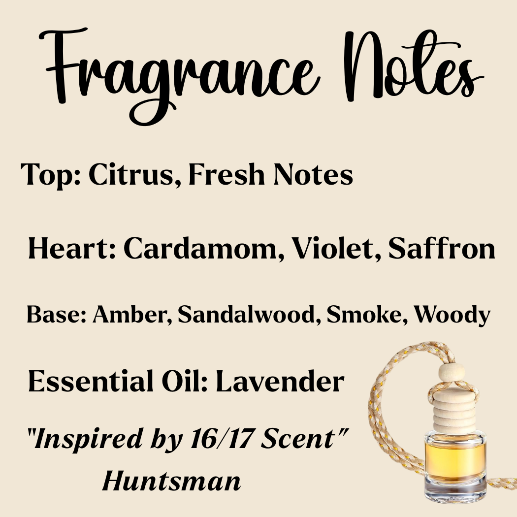 Honey Jar Creations - Wholesale Car Freshener - Unisex - Hanging Car Diffusers | Noble Huntsmen  | Made in USA4