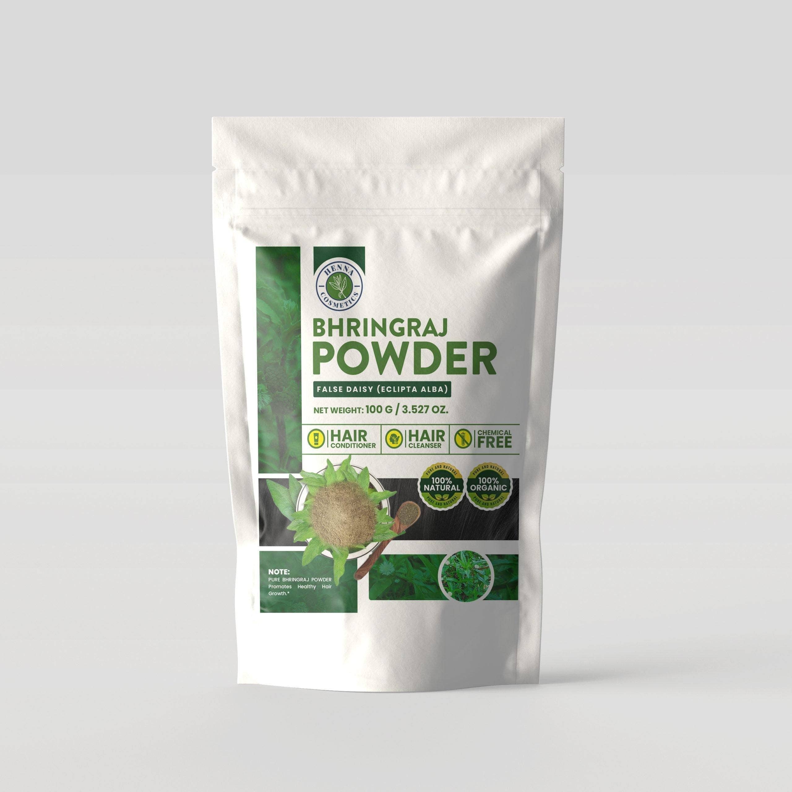 Henna Cosmetics Cypri - Wholesale Hair Conditioner - Bhringraj Powder or False Daisy (Eclipta Alba) | 100 Grams (3.5 Ounces)  | 100% Natural, Organic, Herbal Supplement, Hair Conditioner5