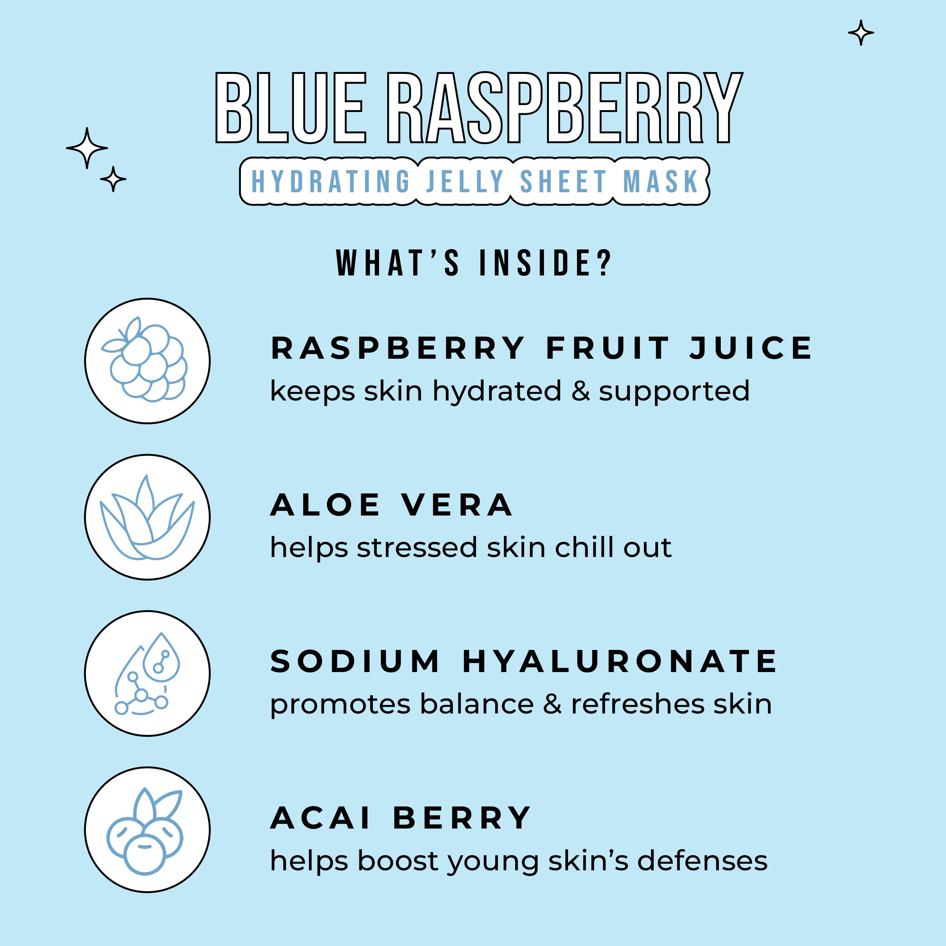 Avatara - Wholesale Skincare Face Mask - Blue Raspberry Slushy Kid's Mask7