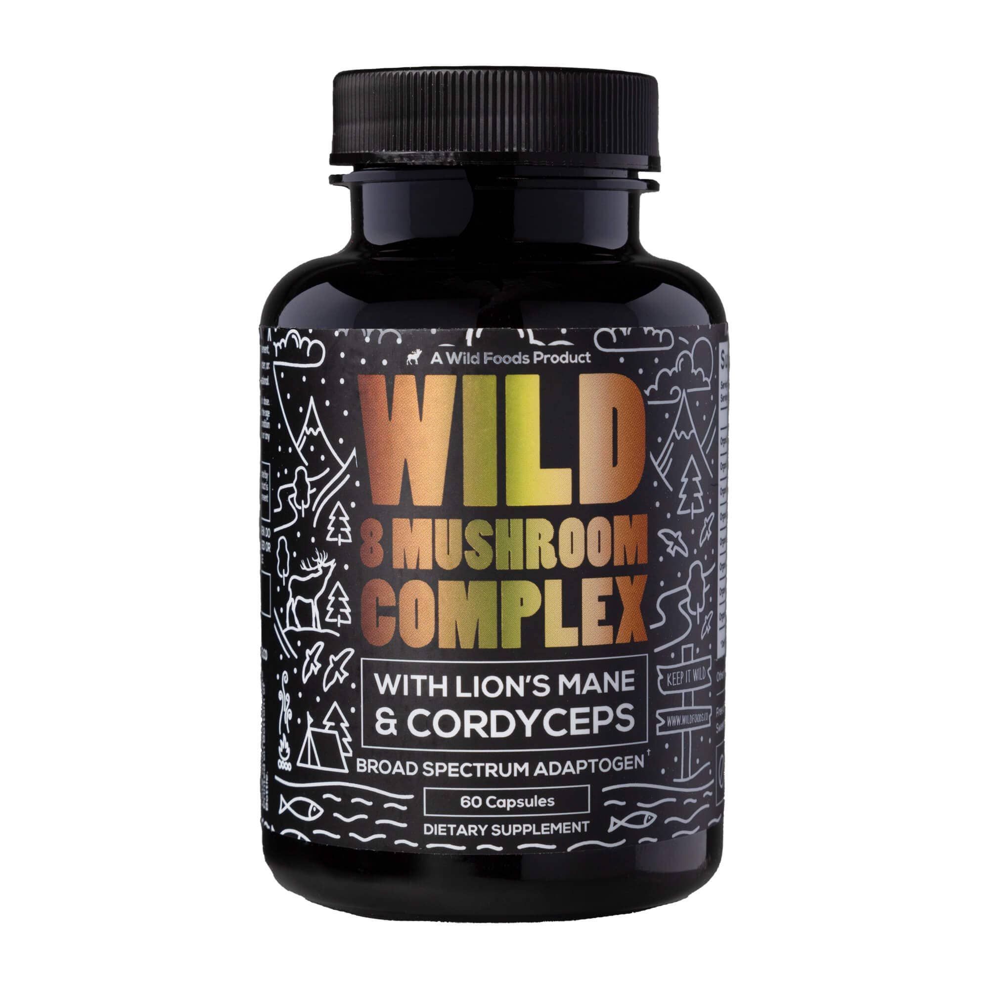 Wild Foods - Wholesale Oral Supplement/Vitamin - Wholesale - Wild 13 Mushroom Complex With Lion's Mane 8
