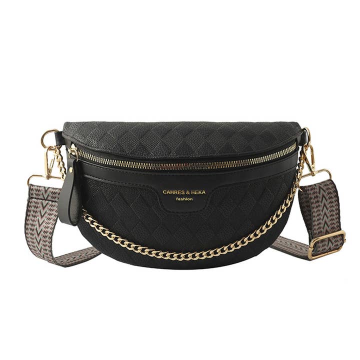 ACCITY - Wholesale Belt Bag - Women's - PYRAMID CHECK PU EVERYDAY BELT BAG,CROSSBODY BAG_CWAB0911