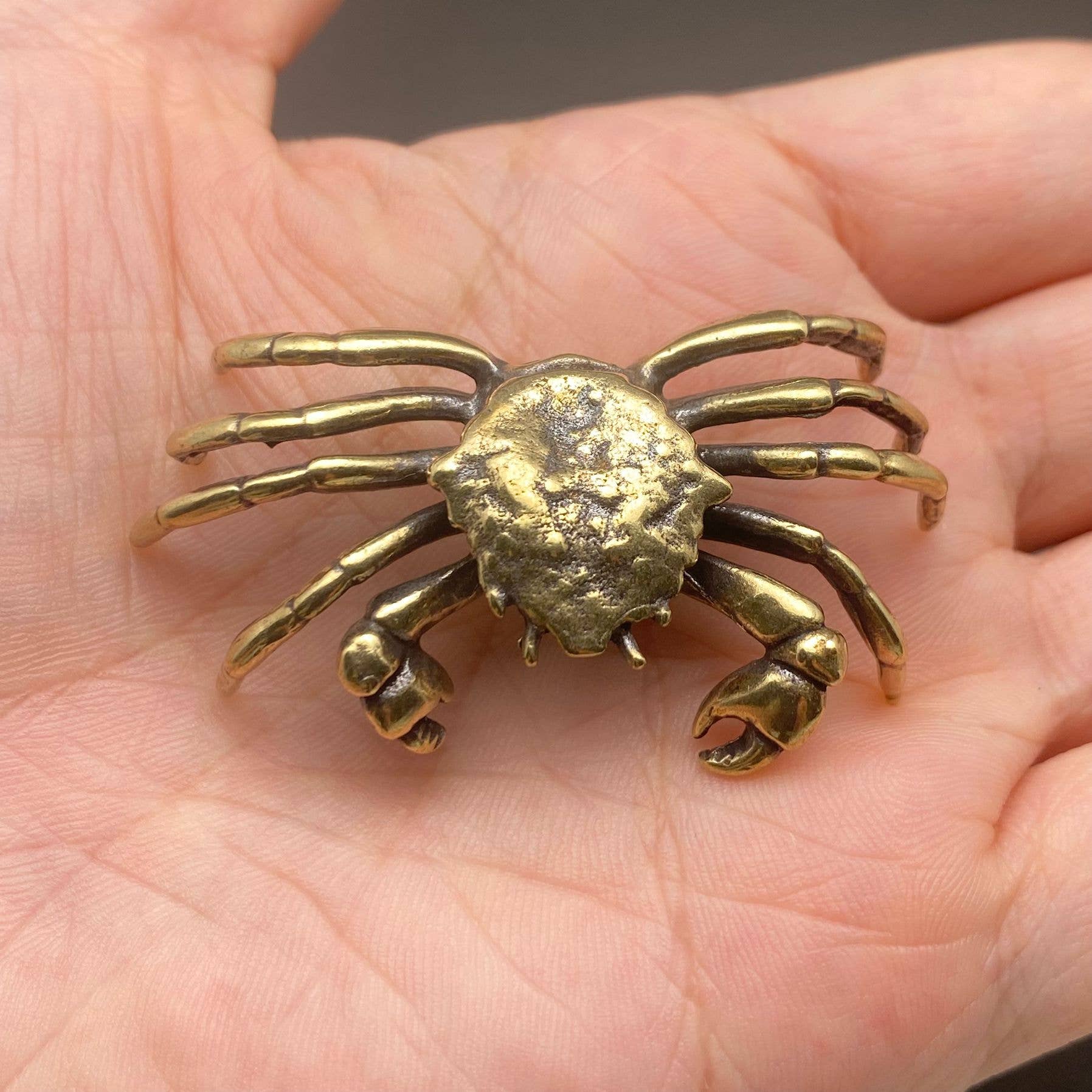 Mio Queena - Wholesale Decorative Tabletop Object - Brass Crab Crafts Desktop Ornaments Decoration1
