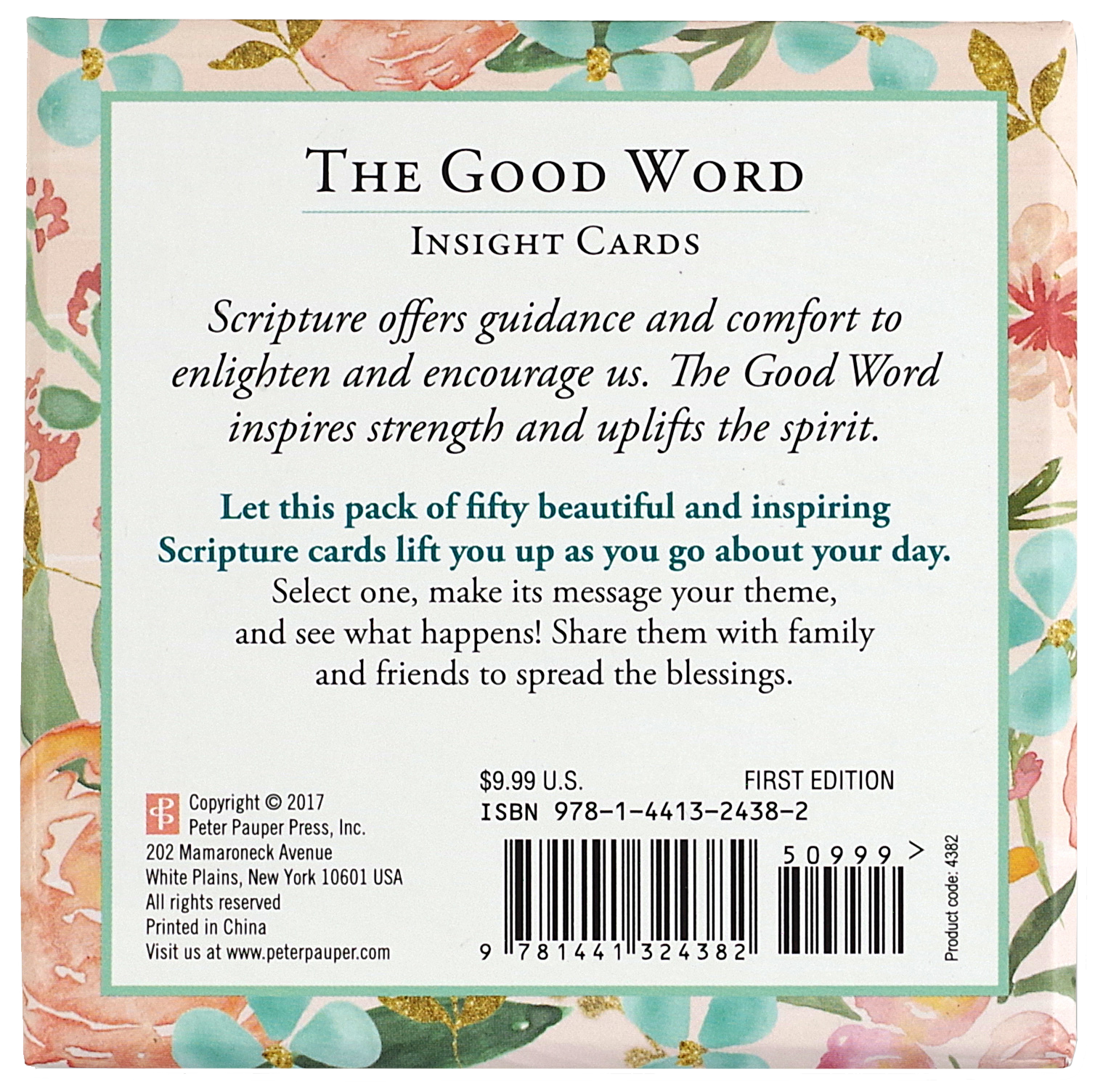 Peter Pauper Press - Wholesale Gag Gift/Novelty Gift - The Good Word Insight Cards9