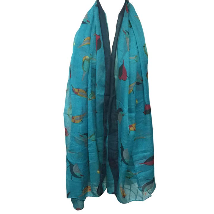 Wrapables.com - Wholesale Scarf - Women's - Wrapables Soft Viscose Bird Print Multi-Style Scarf31